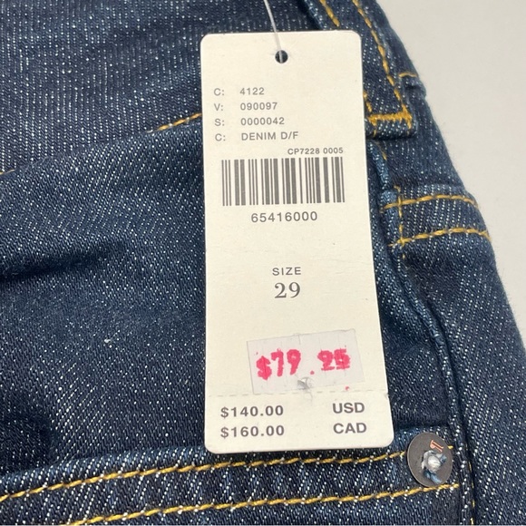 New Anthropologie Pilcro The Split Straight Jeans Sz 29 NWT - Picture 13 of 15